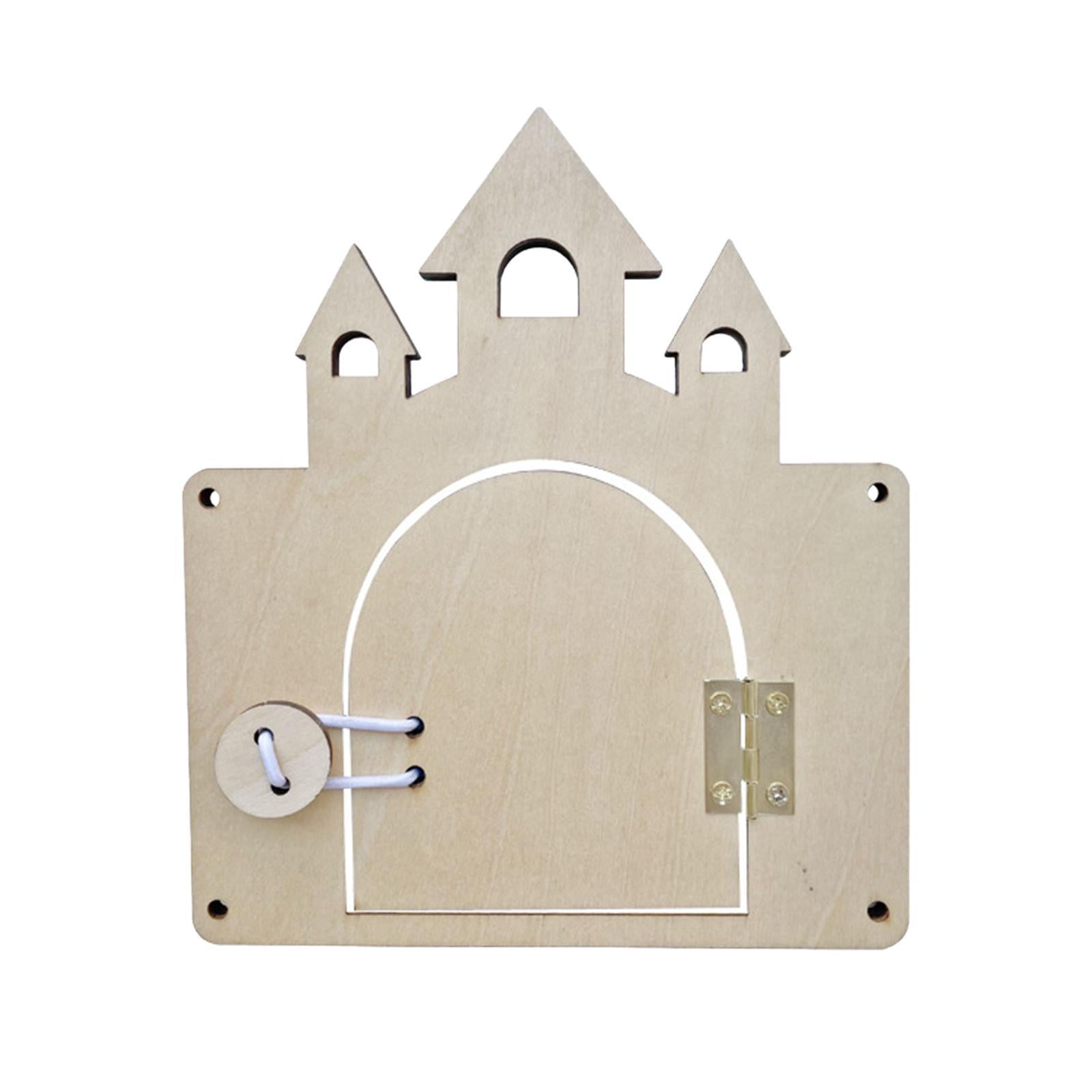 Wood Busy Board Games Educational Toys Fine Motor Skills Learning Gifts DIY