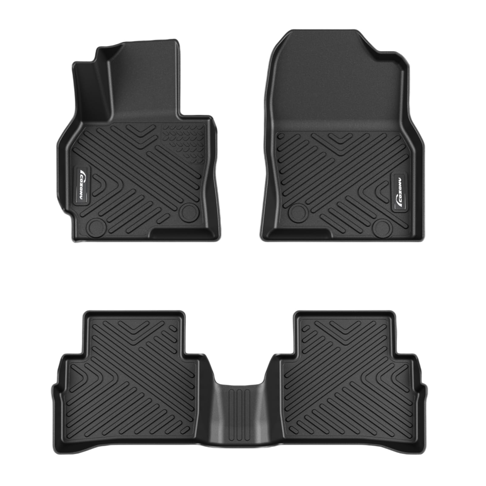 Garvee Floor Mats Compatible with Mazda CX-5 2013-2016, All-Weather Custom Fit Floor Liners, Black TPE, 1st-2nd Row Accessories