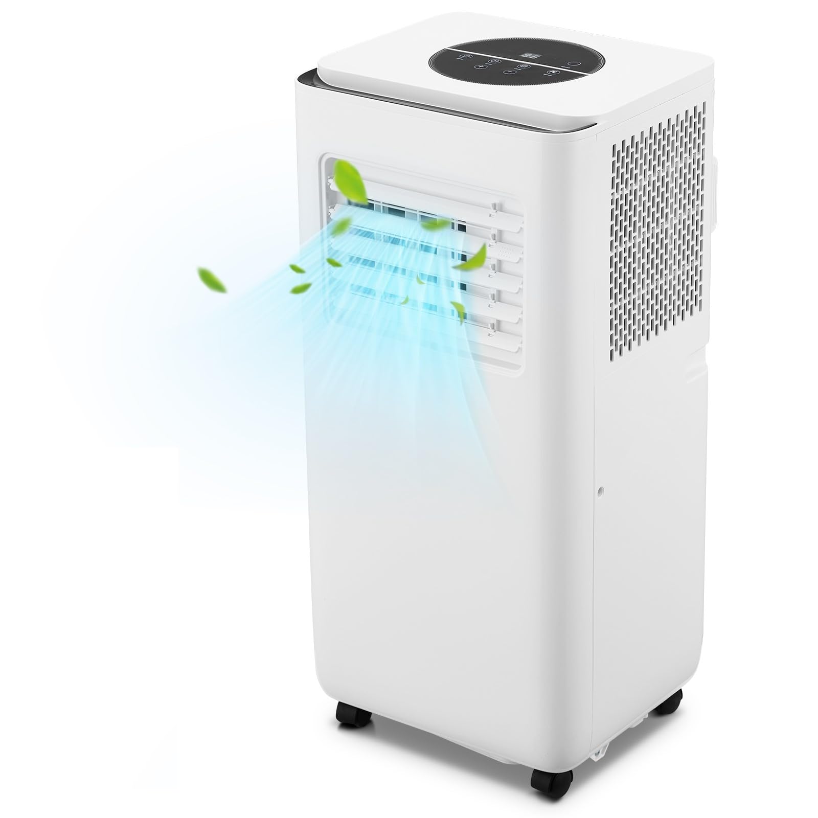 Garvee 10000 BTU Portable Air Conditioner, Indoor AC Unit with Remote Control, Built in Dehumidifier & Fan & Sleep Mode, 24H Timer, Portable AC for Ro