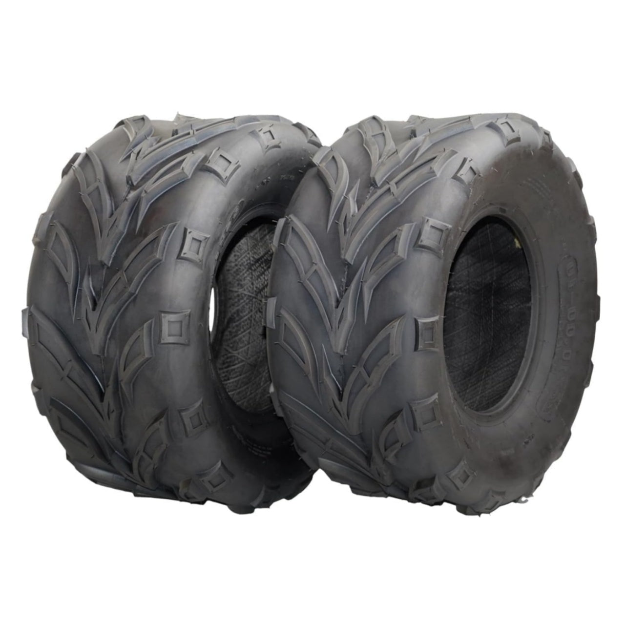Garvee 19X7.00-8 ATV Tires - 4PR All Terrain, TL QD116, Trail Sand Mud Off-Road Tires, Pack of 2, Tubeless