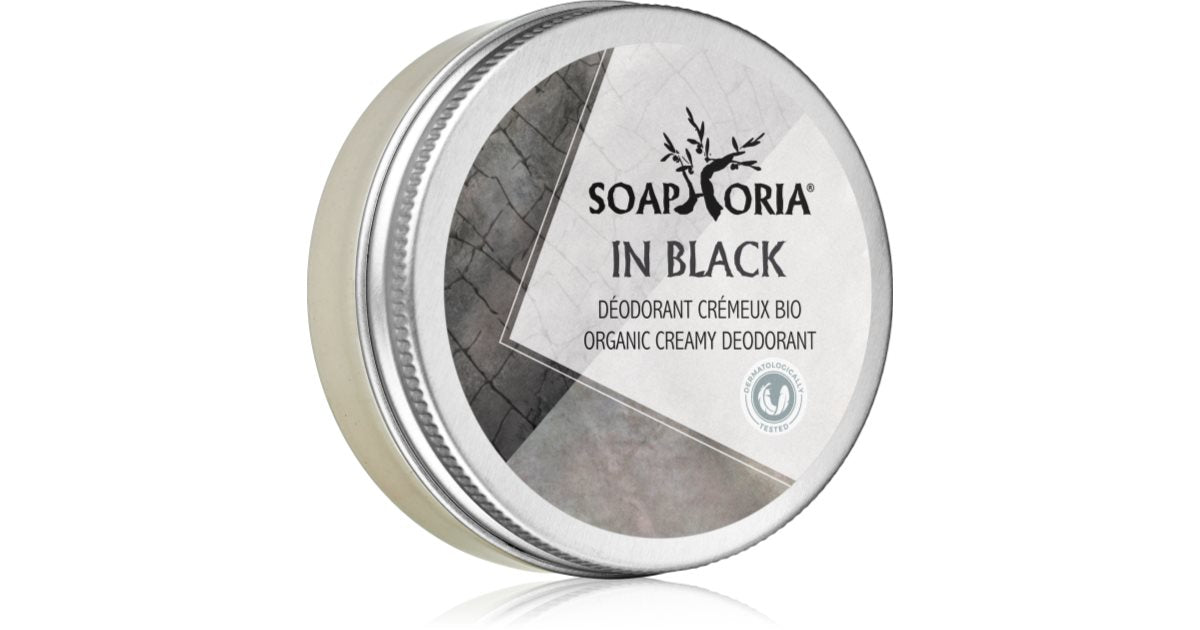 Soaphoria In Black Organic organiczny kremowy dezodorant dla mężczyzn 50 ml