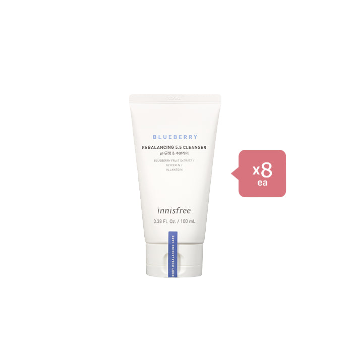 innisfree - Blueberry Rebalancing 5.5 Cleanser - 100ml (8ea) Set