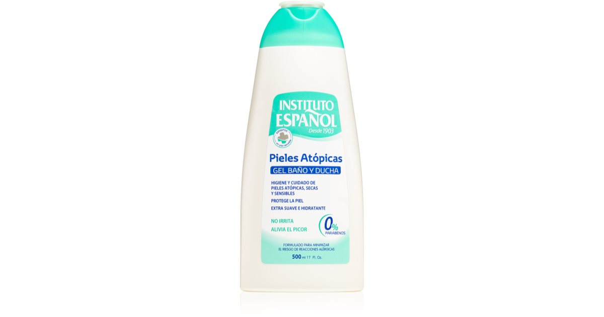 Instituto Español Bade- og dusjgelé for atopisk hud 500 ml