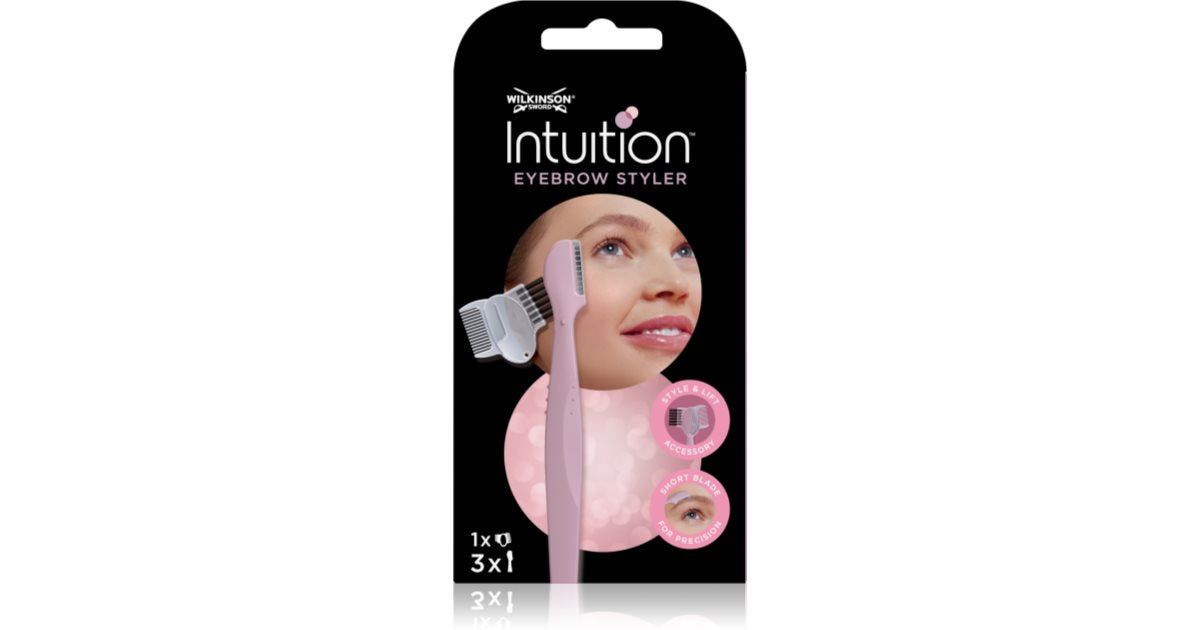 Wilkinson Sword Intuition Styler aparat de ras pentru epilarea sprancenelor feminine 3 bucati