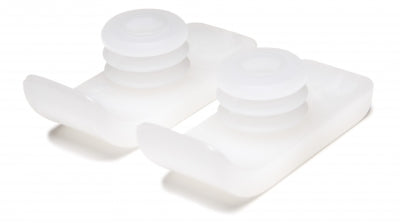 Lumex Walker Glide Skis, White