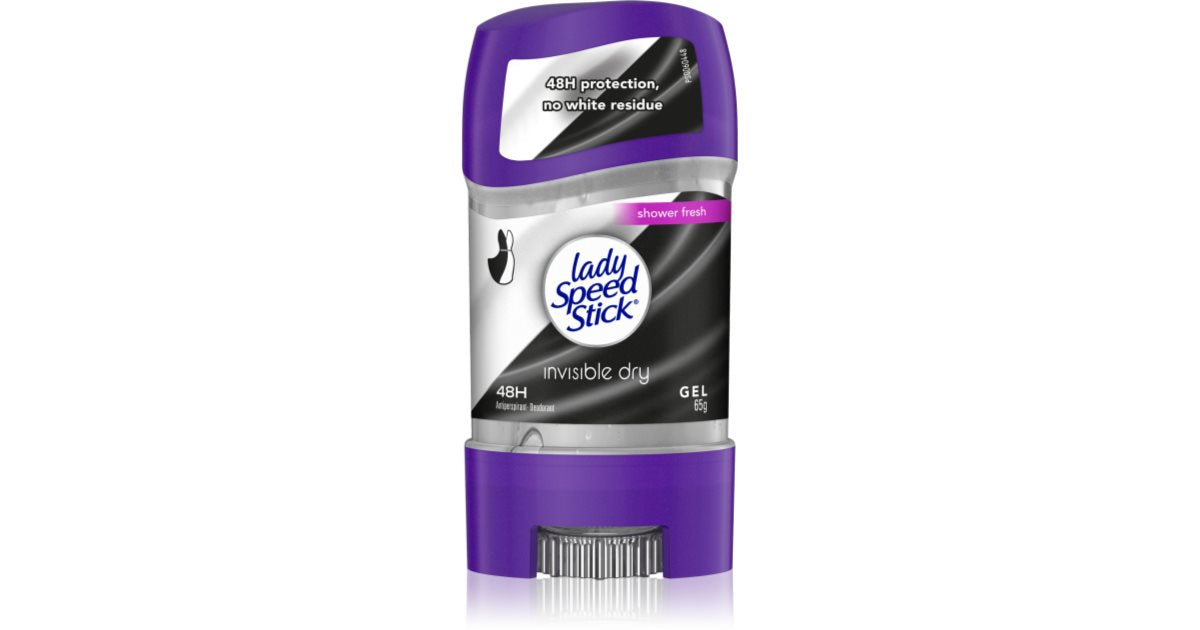 Lady Speed Stick Osynlig torr fast deodorant med 48 timmars effekt för kvinnor 65 g