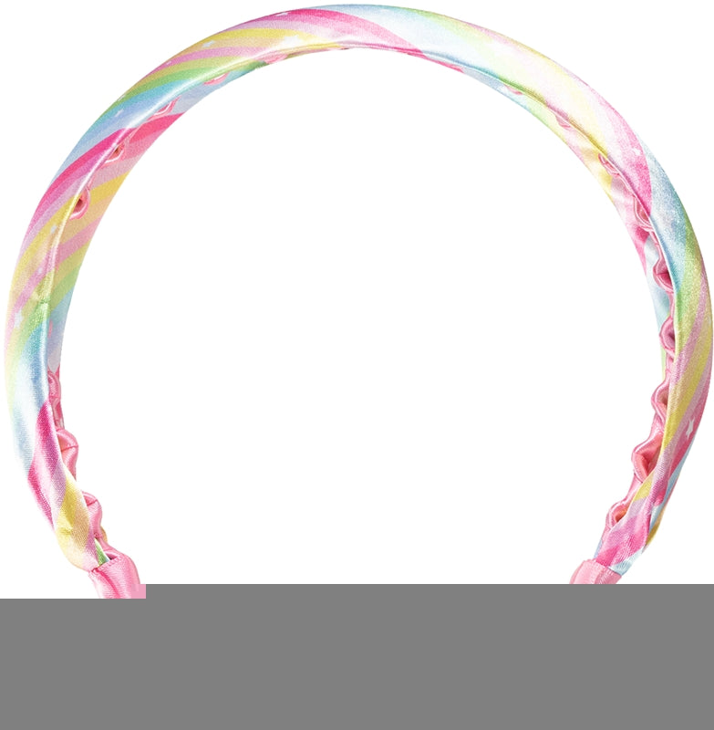 Banda para el cabello ajustable Invisibobble Corona de arcoíris con halo de pelo para niños
