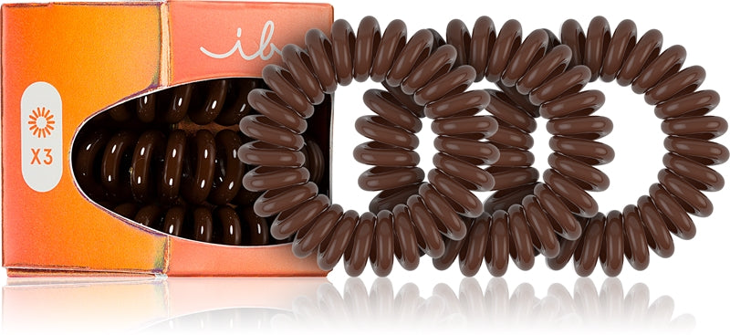Invisibobble Original Premium Hair Ties Pretzel Brown 3 Pieces