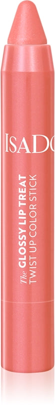IsaDora Glossy Treat Twist Up Color Moisturizing Lipstick Color 09 Beach Peach 3,3 g
