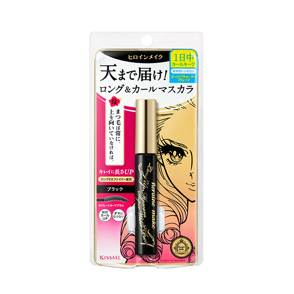 ISEHAN - Kiss Me Heroine Make Long & Curl Super Waterproof Mascara (New Version) - 6g - 01 Black