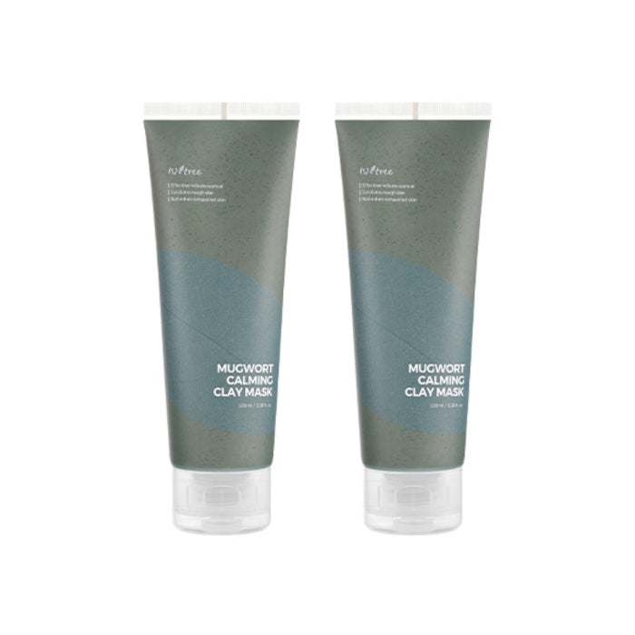 Isntree - Real Mugwort Clay Mask (2ea) Set