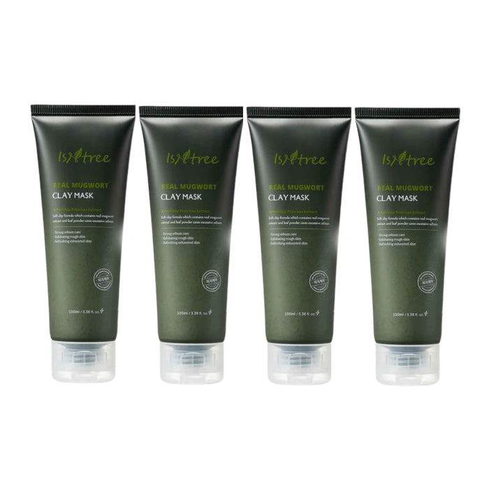 Isntree - Real Mugwort Clay Mask (4ea) Set