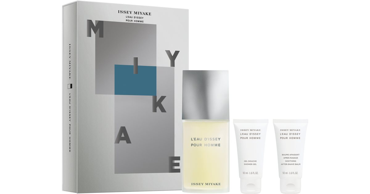 Issey Miyake L'Eau d'Issey Eau de Toilette gavesett for menn Eau de Toilette 125 ml + dusjgelé 50 ml + After Shave Balm 50 ml