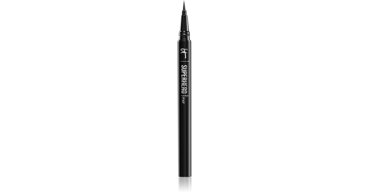 IT Cosmetics Superhero Liquid Eyeliner i Marker Pen til Damer Sort 0,55 ml
