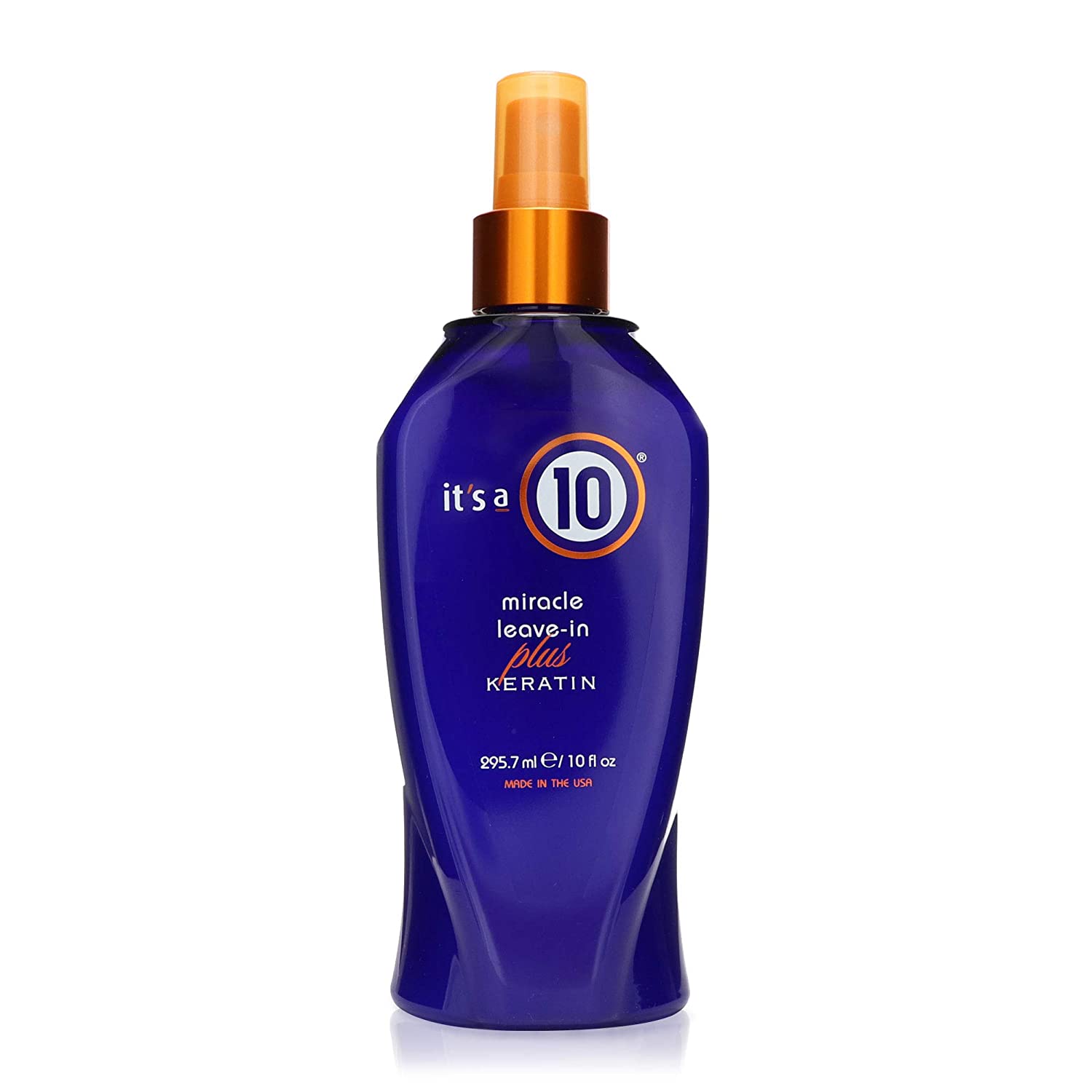 Este un tratament cremă-hidratant pentru păr cu keratină 10 Miracle Deep Plus, fără clătire, 283 ml