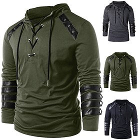 Rétro Vintage Epoque Médiévale Chemisier - Chemise Viking Elfe Homme Mascarade Fête - Soirée Chemise