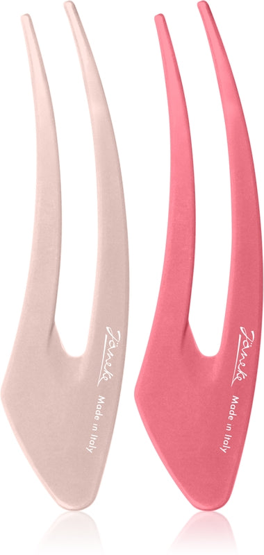 Janeke Rosa hårnålsklämma 2X15 Cm