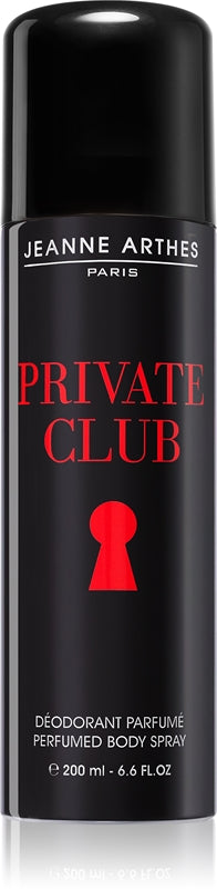 Jeanne Arthes Private Club Deodorant Spray Pentru Barbati 200 Ml