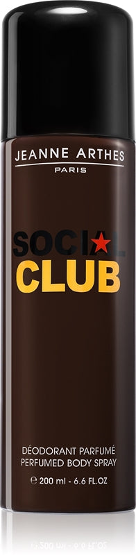 Jeanne Arthes Social Club Deodorant Spray Pentru Barbati 200 Ml