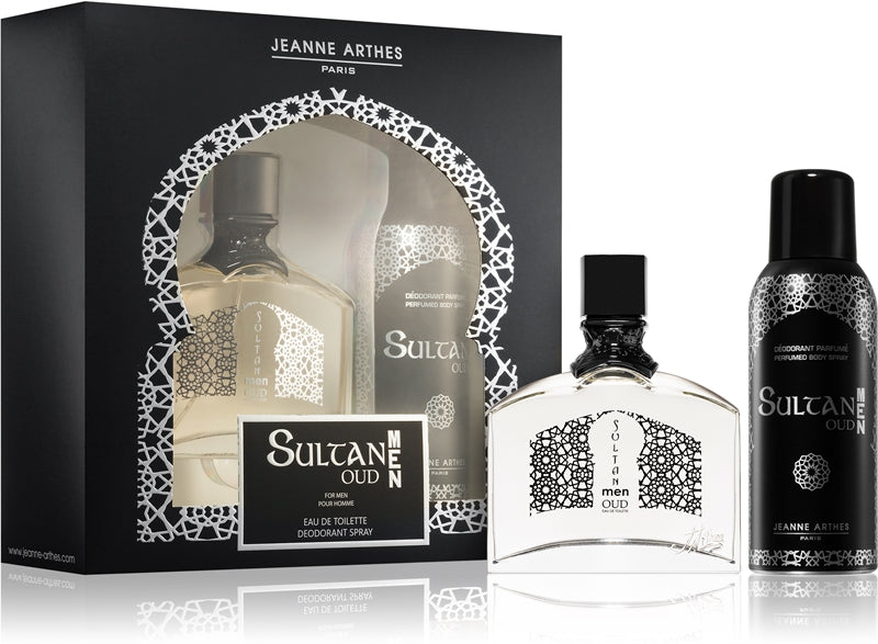 Jeanne Arthes Sultan Men Oud Cutie Cadou pentru Barbati Apa de Toaleta 100 Ml + Deodorant 150 Ml