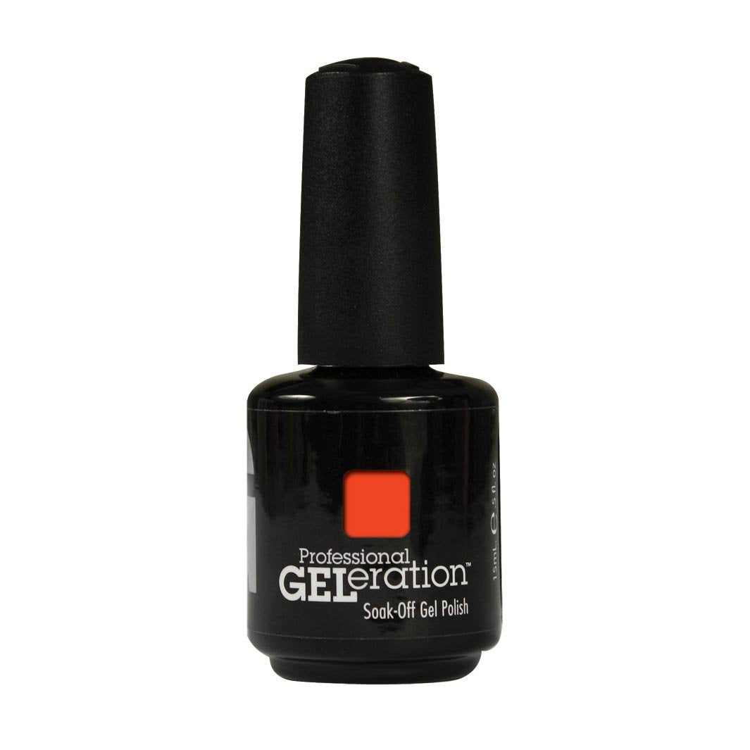 Jessica GELerasjonsfarger Semi-permanent neglelakk GEL-225 Confident Coral 15 ml