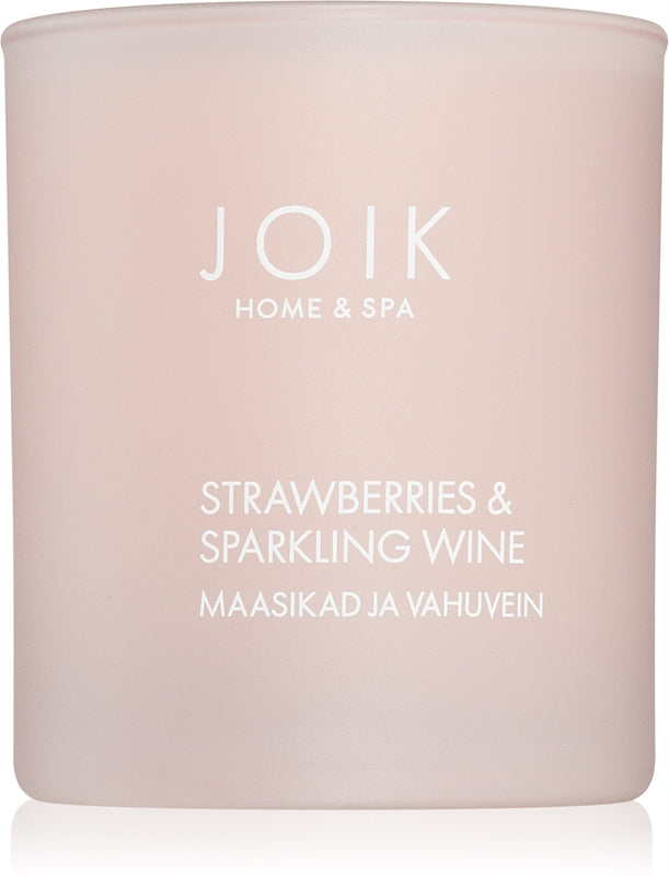 Joik Home & Spa Erdbeeren & Sekt Duftkerze 150 g