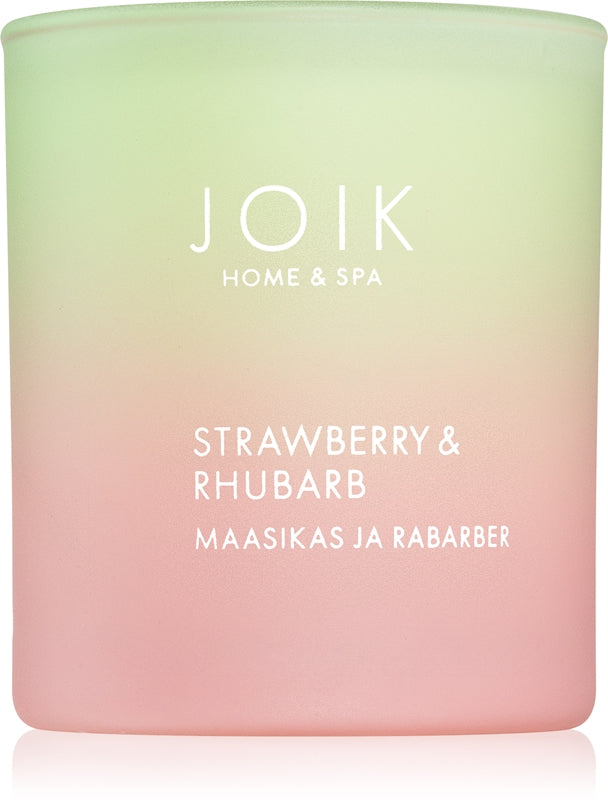 Joik Home & Spa Erdbeer- und Rhabarber-Duftkerze 150 g