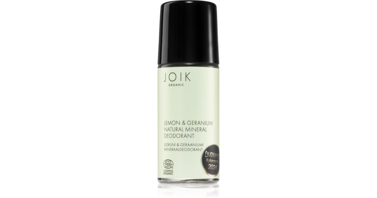 Joik Organic Citron och Geranium Mineral Deodorant 50 Ml