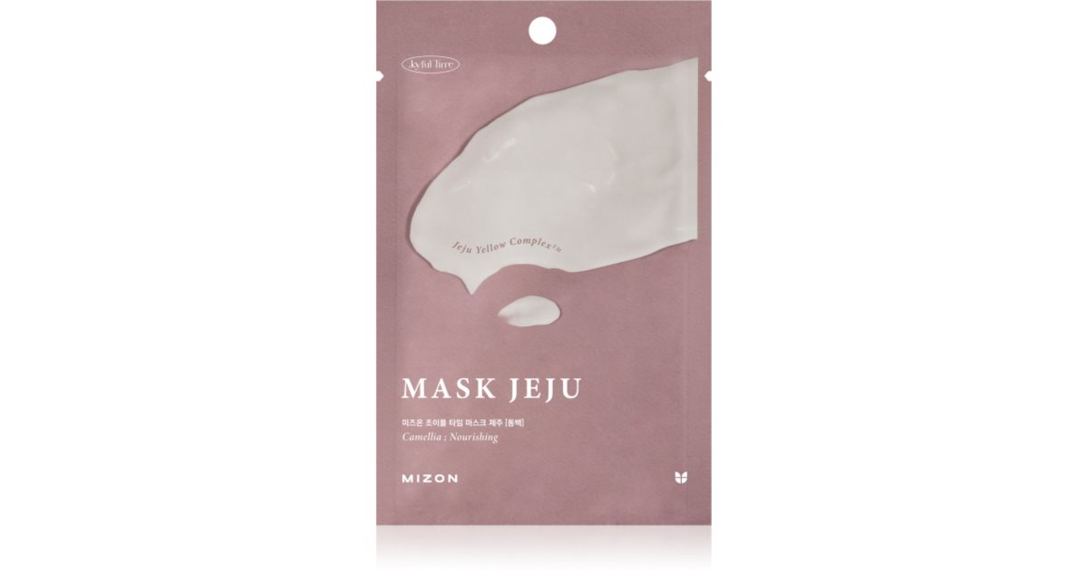 Mizon Joyful Time Jeju Camellia Nourishing Face Mask with Antioxidant Effect 23g