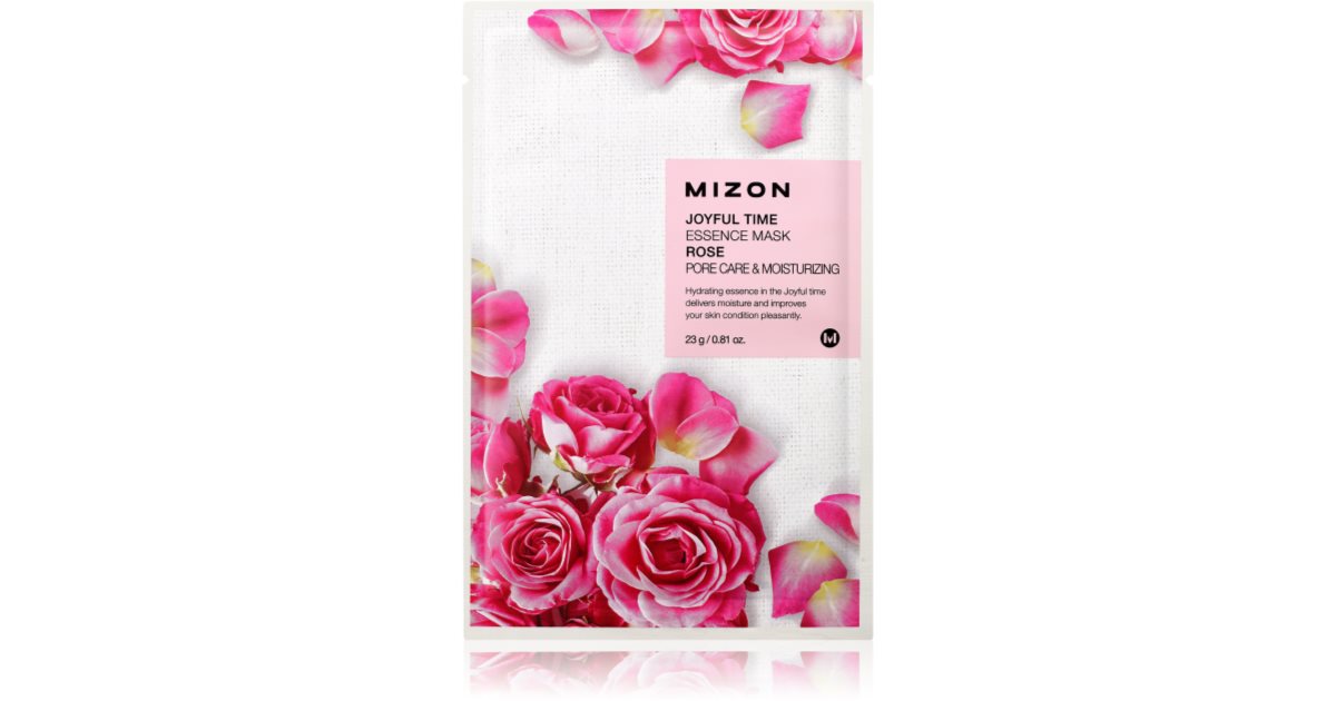 Mizon Joyful Time Rose Hydrating Pore-closing Face Mask 23g