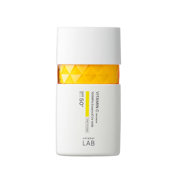 JPSLAB - Unlabel LAB Vitamin C 100MPa Essence UV Milk SPF50+ PA++++ - 50ml - Tone-Up Clear
