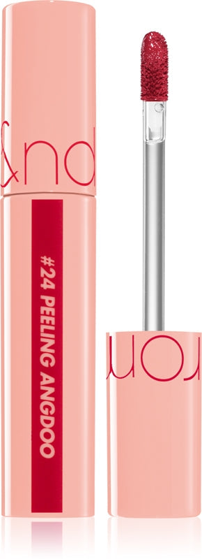 rom&nd Saftig holdbar højpigmenteret lipgloss farve #24 Peeling Angdoo 5,5 g