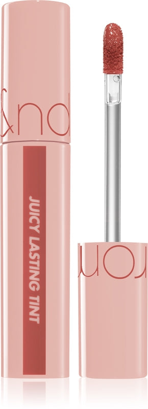 rom&nd Juicy Holdbar højpigmenteret lipgloss farve #23 Nucadamia 5,5 g