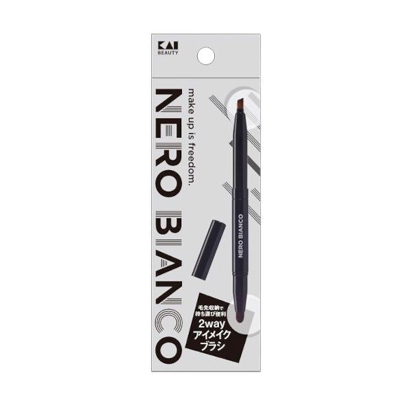 KAI - NERO BIANCO 2way Eye Makeup Brush - 1 pc