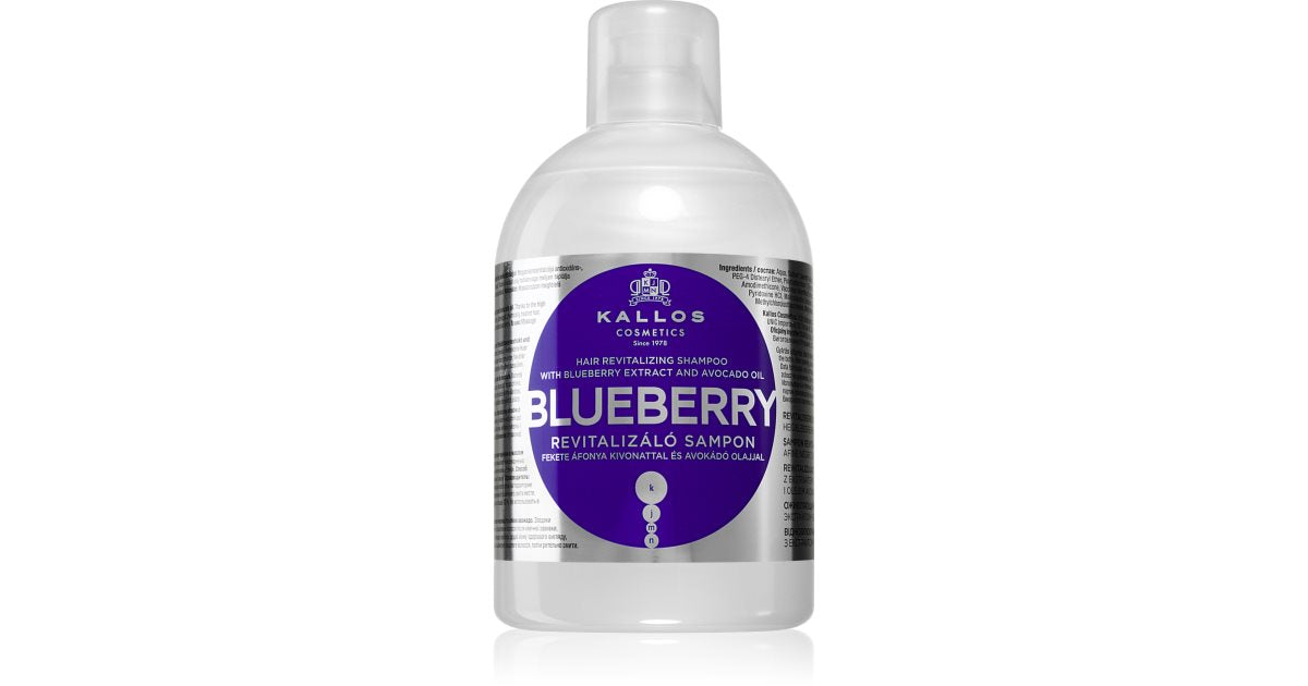 Kallos Blaubeer revitalisierendes Haarshampoo 1000 ml