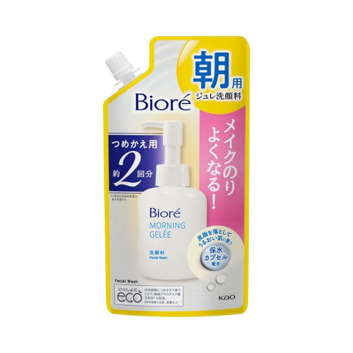 Kao - Biore Morning Jelly Facial Cleanser Refill - 160ml