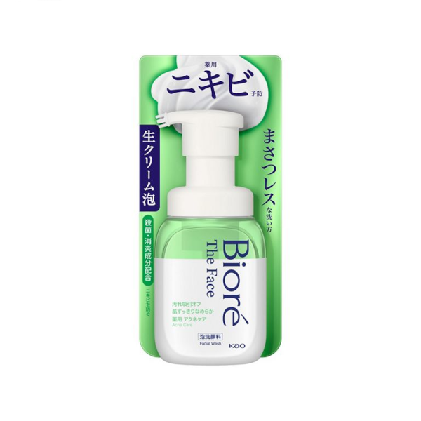 Kao - Biore The Face Foam Cleanser Acne Care - 200ml