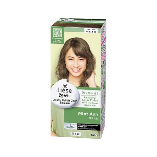 Kao - Liese Creamy Bubble Color - 1 Box - Mint Ash