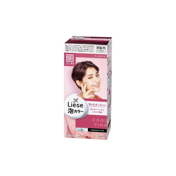 Kao - Liese Creamy Bubble Color (Japan Version) - 1 box - Cool Pink