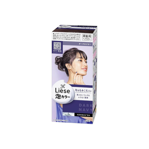 Kao - Liese Creamy Bubble Color (Japan Version) - 1 box - Dark Navy