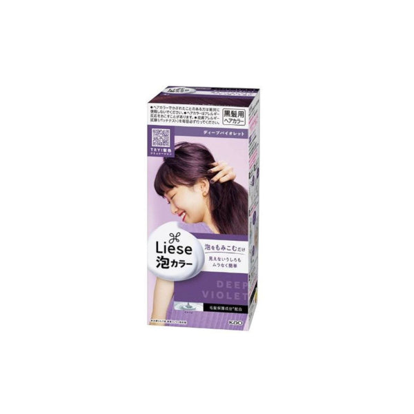 Kao - Liese Creamy Bubble Color (Japan Version) - 1 box - Deep Violet