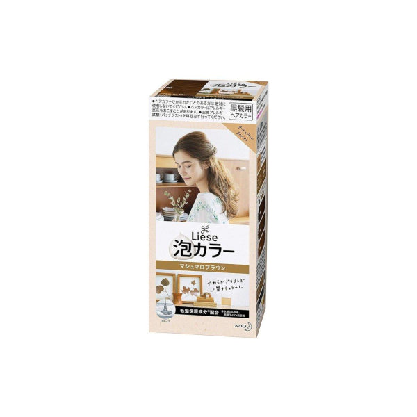 Kao - Liese Creamy Bubble Color (Japan Version) - 1 box - Marshmallow Brown