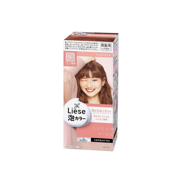 Kao - Liese Creamy Bubble Color (Japan Version) - 1 box - Sugar Pink