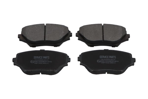 Brake Pad Set, disc brake KAVO PARTS KBP-9011