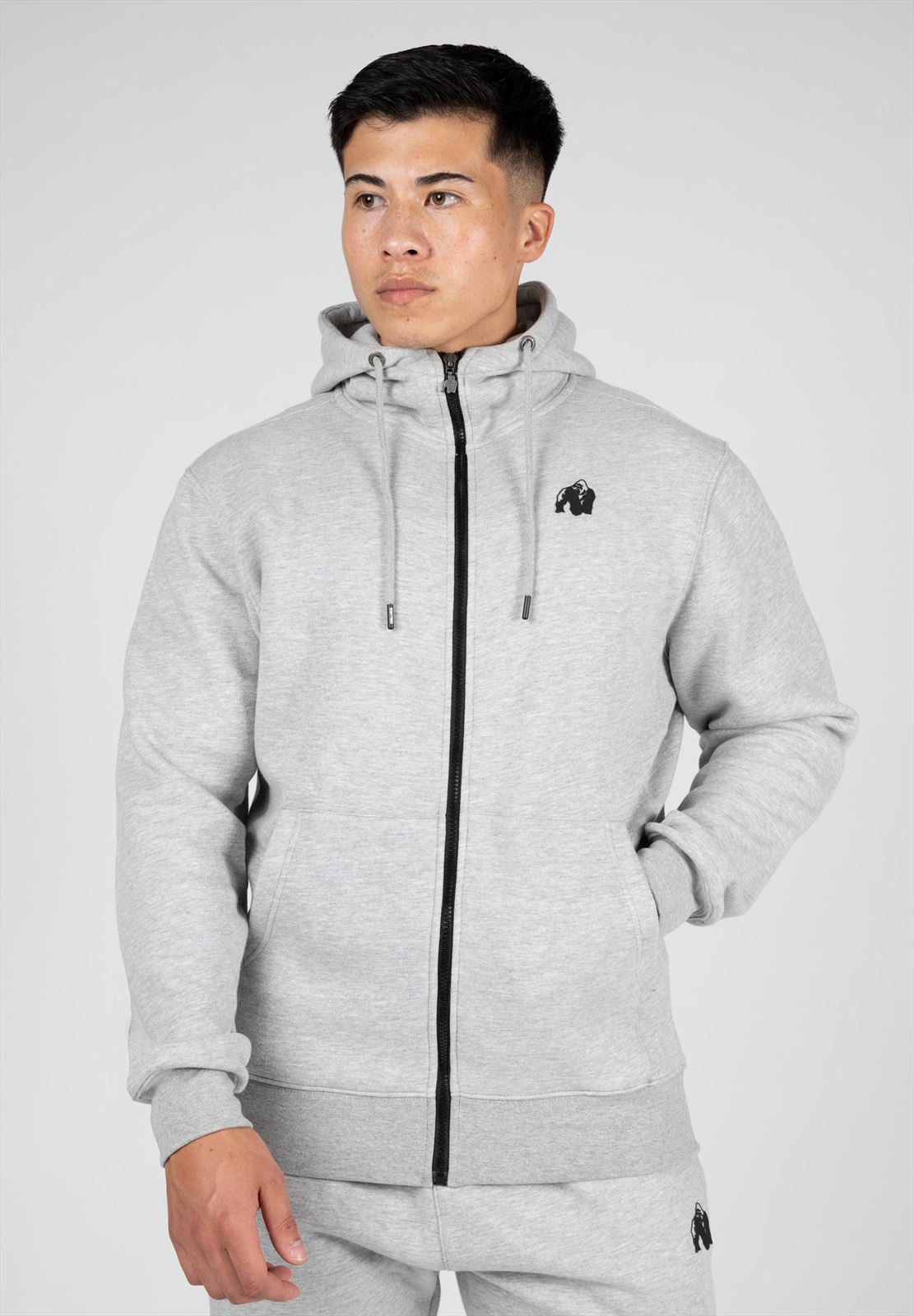 Kennewick Zipped Hoodie - Gray - M