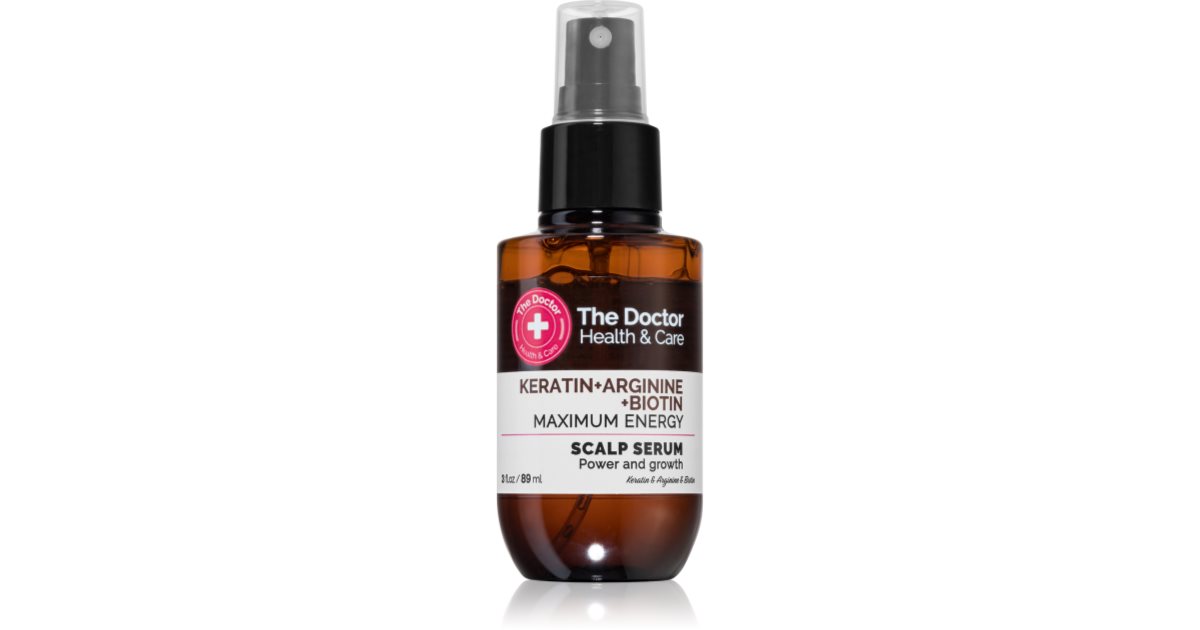The Doctor Keratin + Arginin + Biotin Maximum Energy hårbottenserum med keratin 89 ml