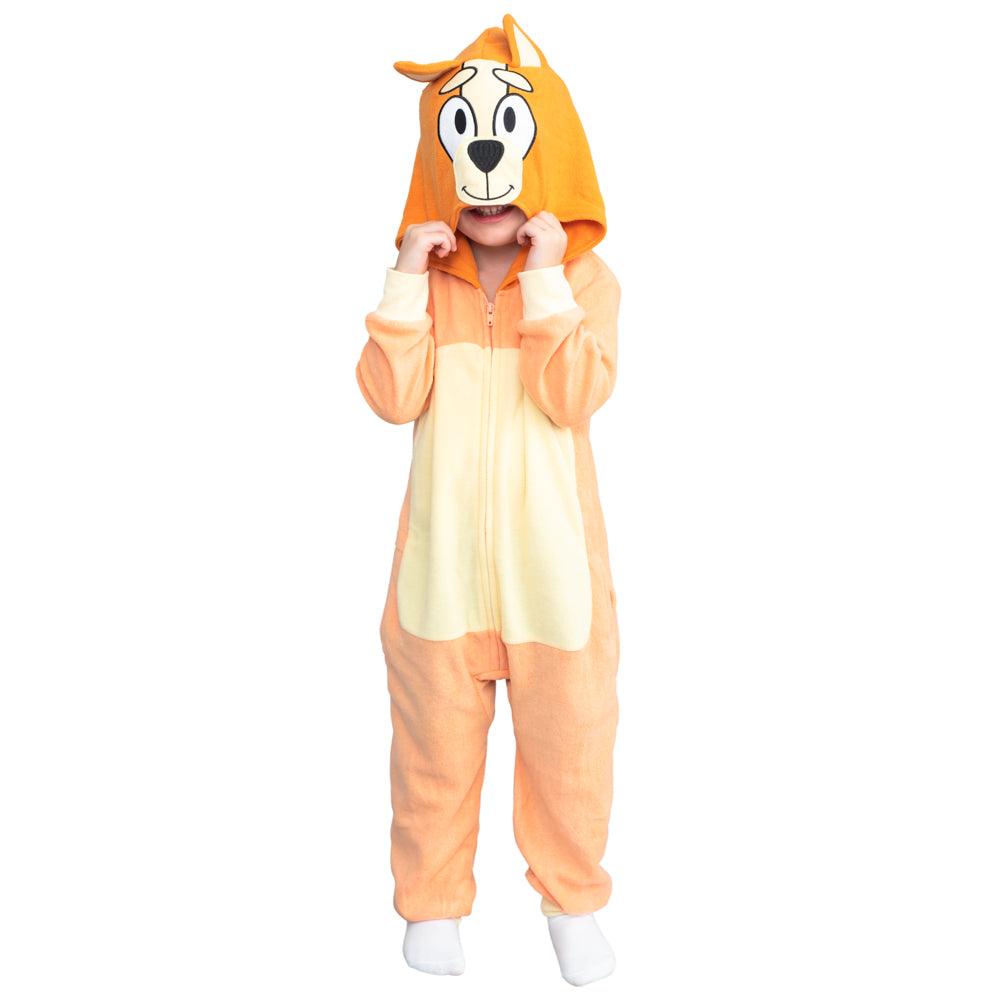 Kids Cartoon Bingo and Bluey Halloween Costume Jumpsuit Cosplay - 2T - Bluey
