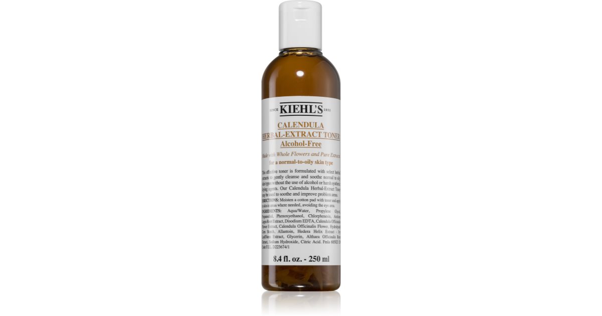 Toner din plante cu extract de gălbenele Kiehls - 250 ml