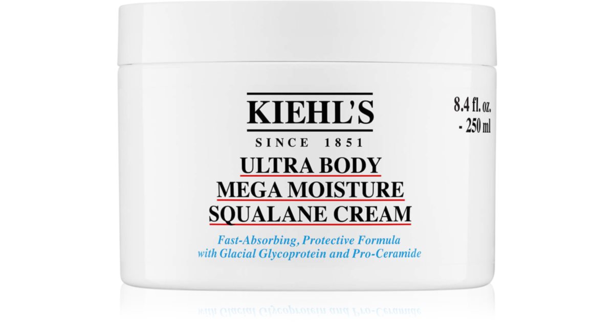 Kiehl's Ultra Body Mega Moisture Squalane Women's Body Moisturizer 250ml