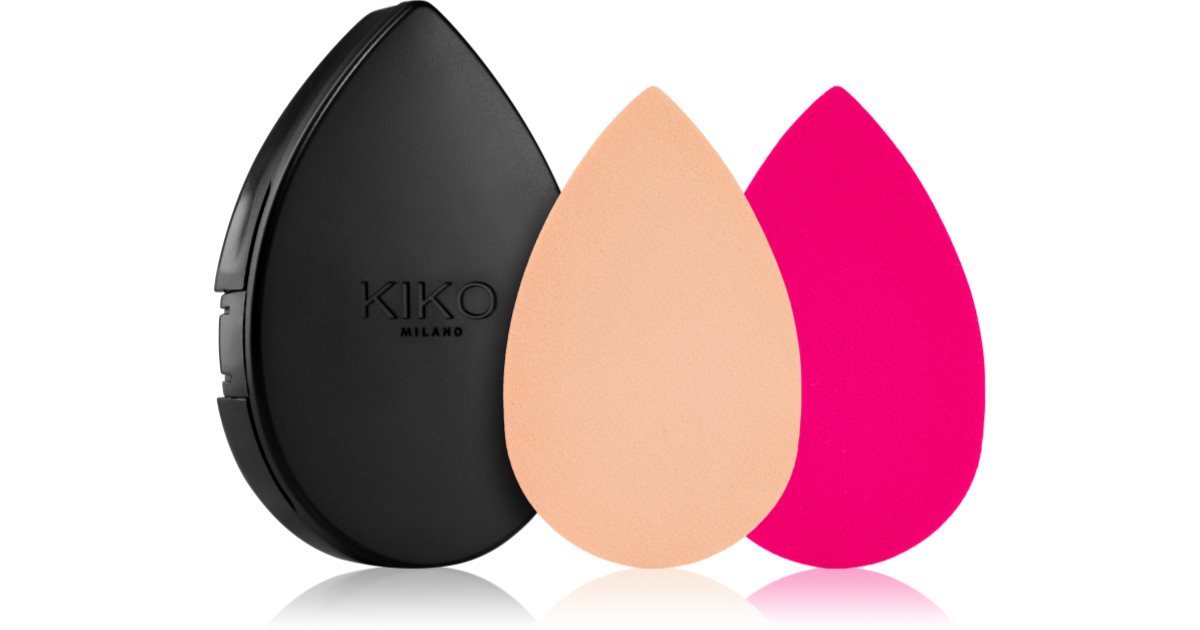 Kiko Milano Beauty Duo Foundation Sponge 2 deler med etui